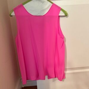 Madewell Vibrant Silk Pink Tank Top
